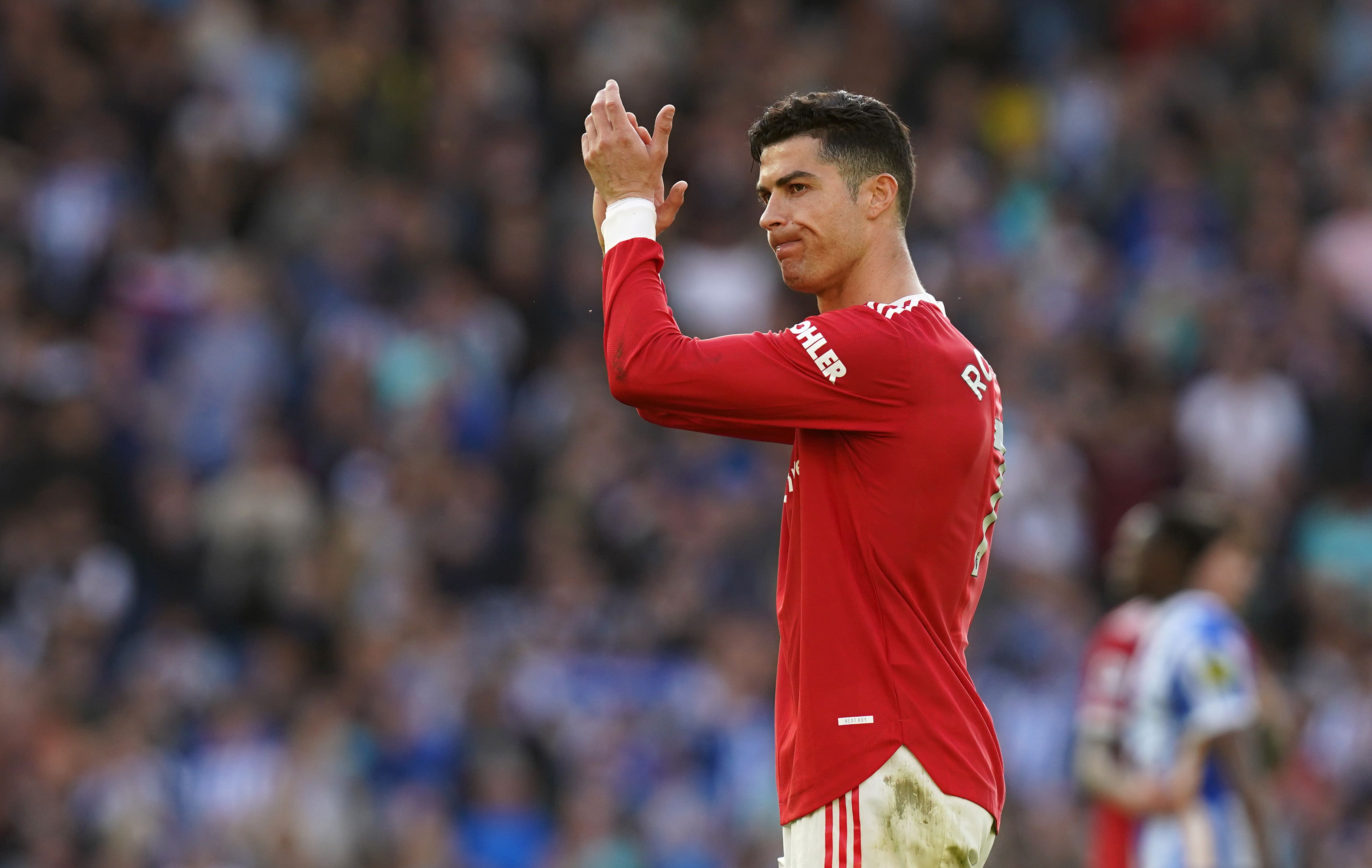 Cristiano Ronaldo de Manchester United semble déprimé